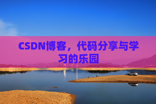 CSDN博客，代码分享与学习的乐园